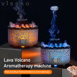 Volcanic Flame Humidifiers Air Aroma Diffuser Essential Oils